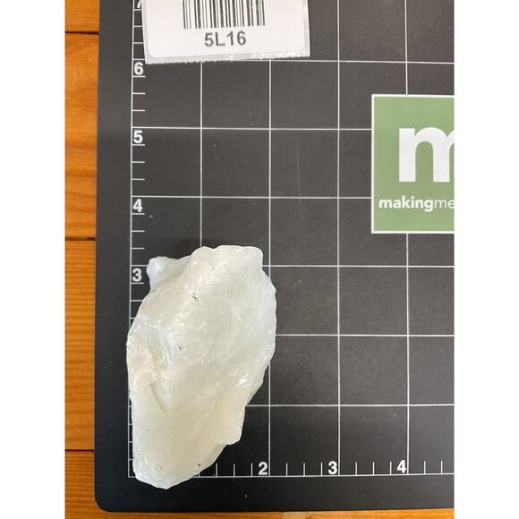 Cream Opaque Art Glass Cullet Slag Glass #5L16 - Picture 5 of 5